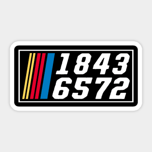 1843 Sticker